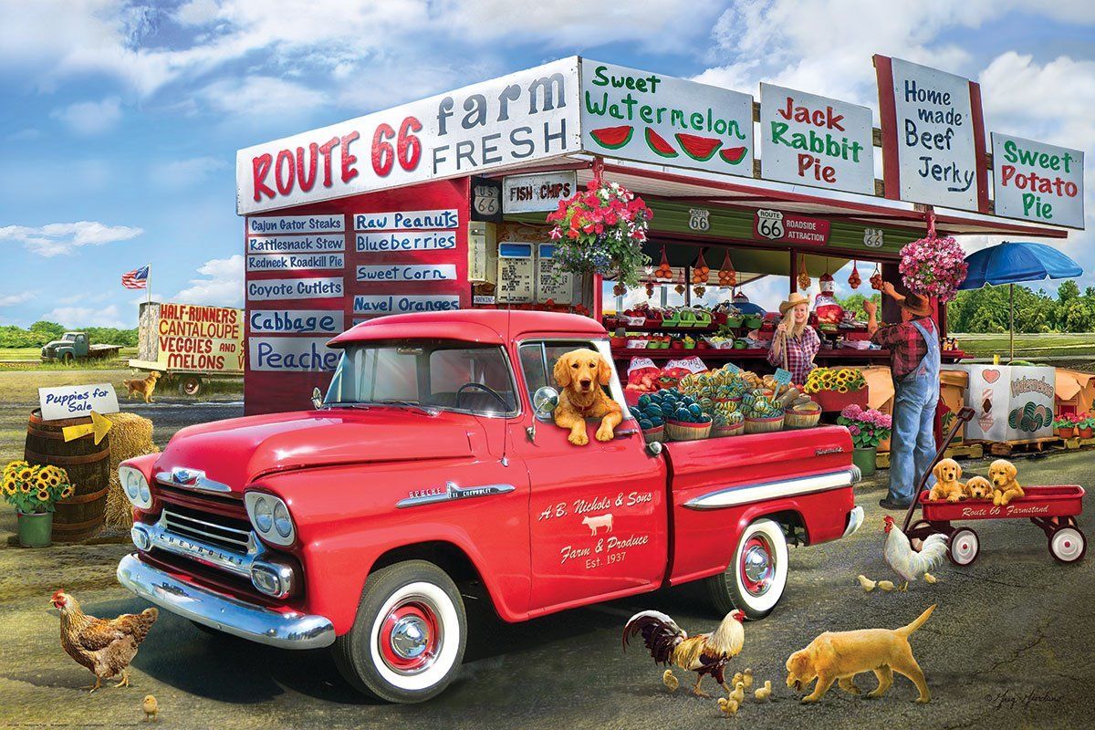 EUROGRAPHICS Puzzle Chevrolet Apache 1000 dílků - obrázek 1