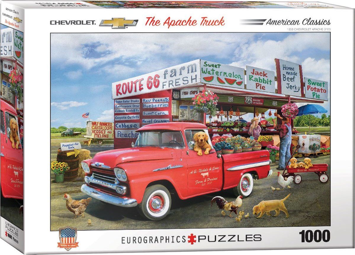 EUROGRAPHICS Puzzle Chevrolet Apache 1000 dílků - obrázek 2