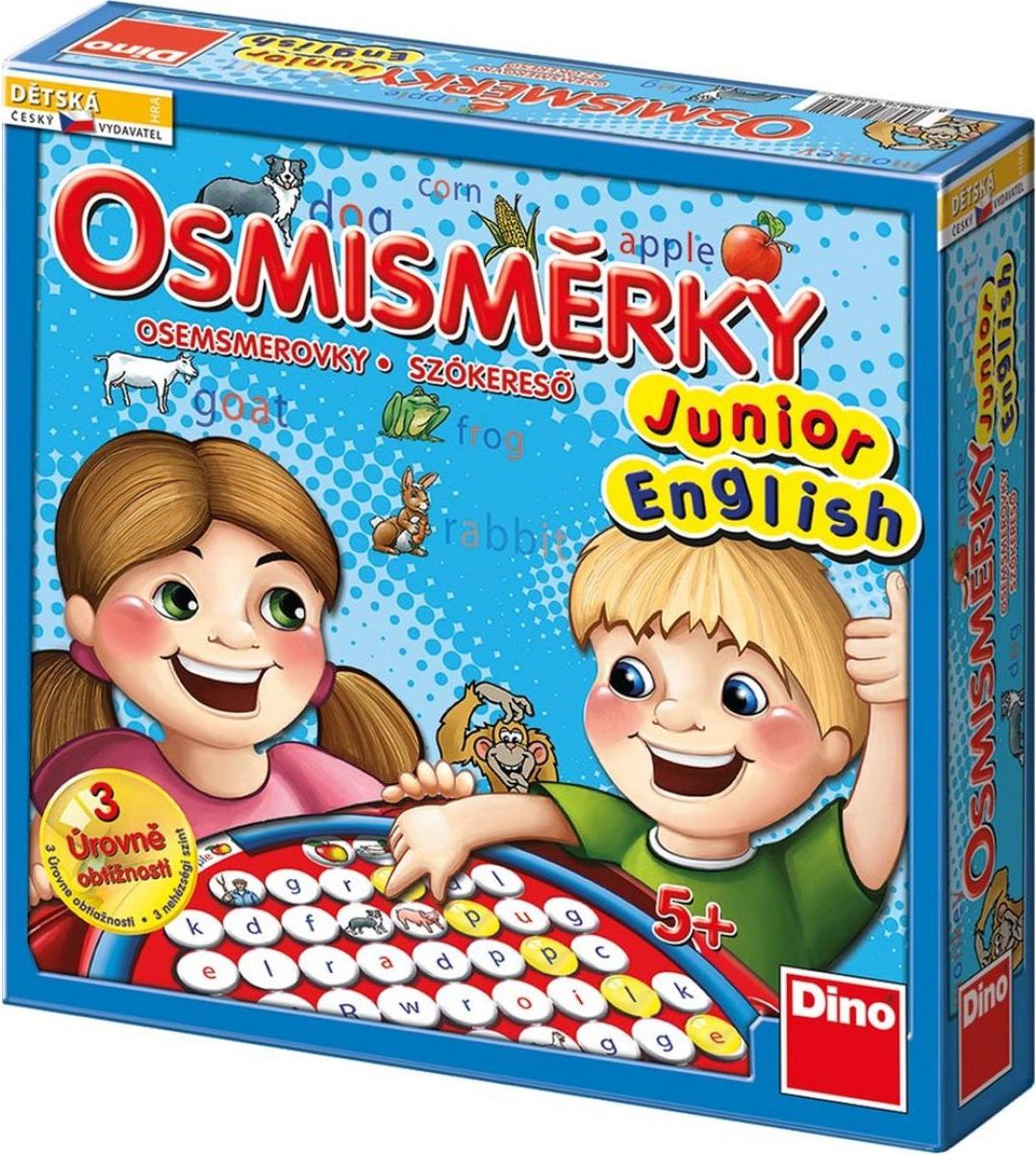 Dino Osmisměrky Junior English - obrázek 1