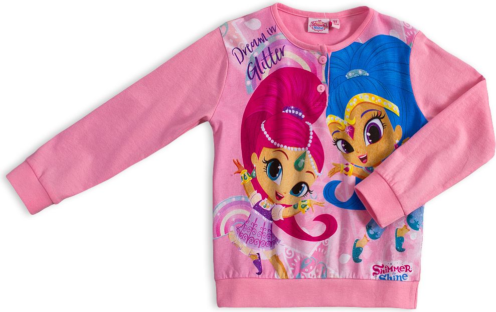 Dívčí pyžamo SHIMMER & SHINE DREAM světle růžové Velikost: 104 - obrázek 3
