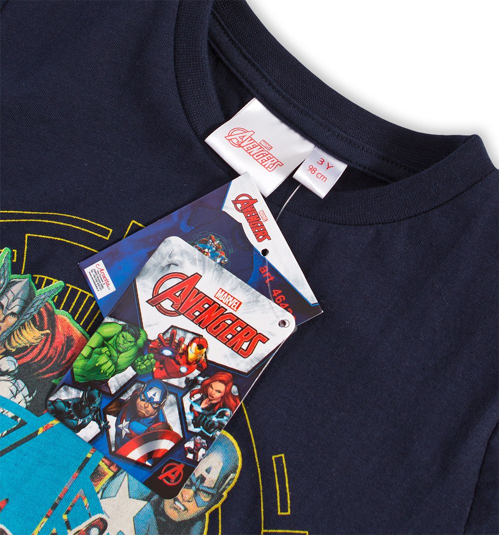 Dětské tričko MARVEL AVENGERS IRON MAN modré Velikost: 98 - obrázek 2