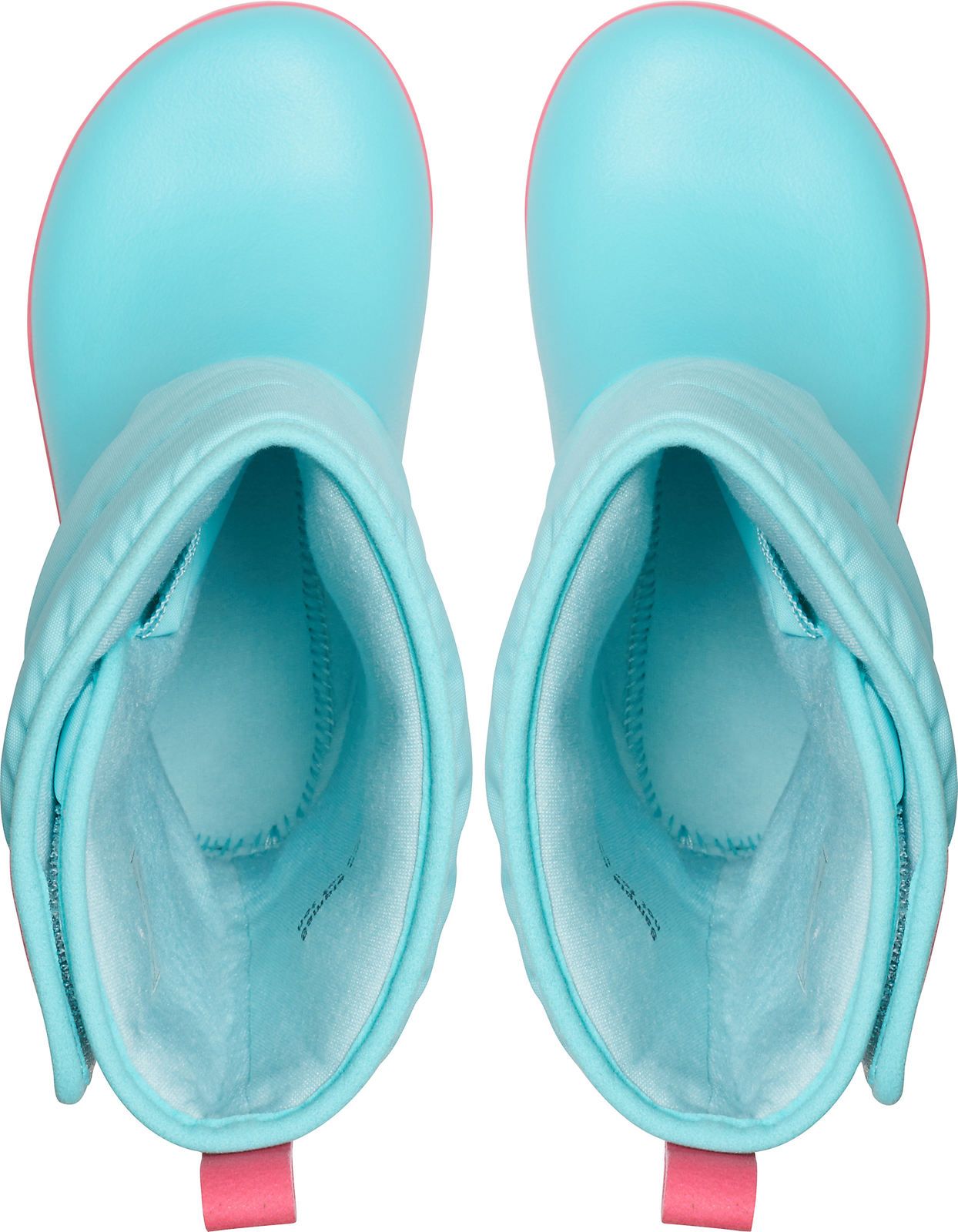 Crocs tyrkysové dívčí sněhule LodgePoint Snow Boot K Ice Blue/Pool - 34/35 - obrázek 3