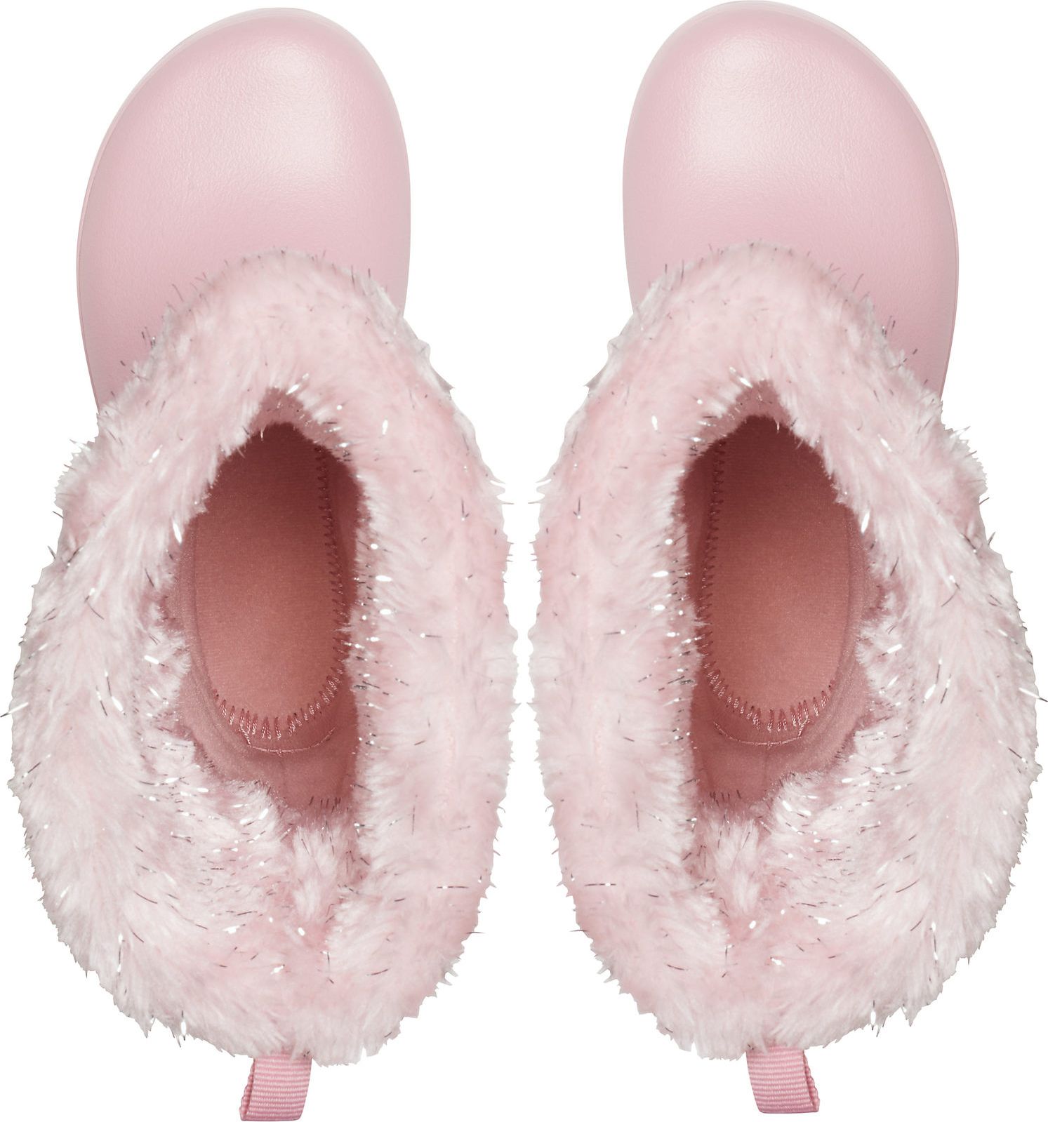 Crocs pudrové dívčí sněhule CB LodgePoint Metallic Boot G Rose Gold Metallic  - 29/30 - obrázek 4
