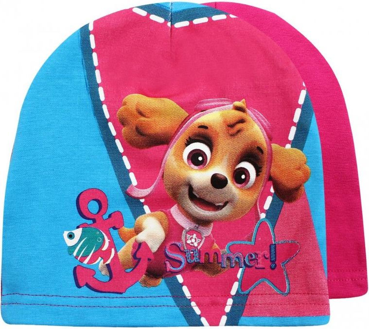 Setino · Dívčí bavlněná jarní / podzimní čepice Tlapková patrola - Paw Patrol 54 - obrázek 1