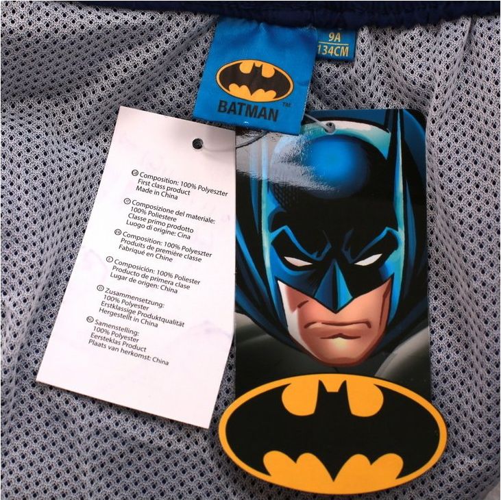 Setino · Chlapecké plavky / koupací šortky / plavecké kraťasy Batman EU 134 - obrázek 4