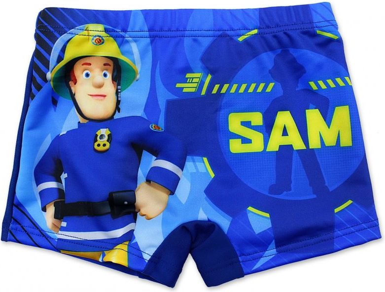Setino · Dětské / chlapecké plavky boxerky Hasič Sam - Požárník Sam - Fireman Sam - tm. modré EU 116 - obrázek 1