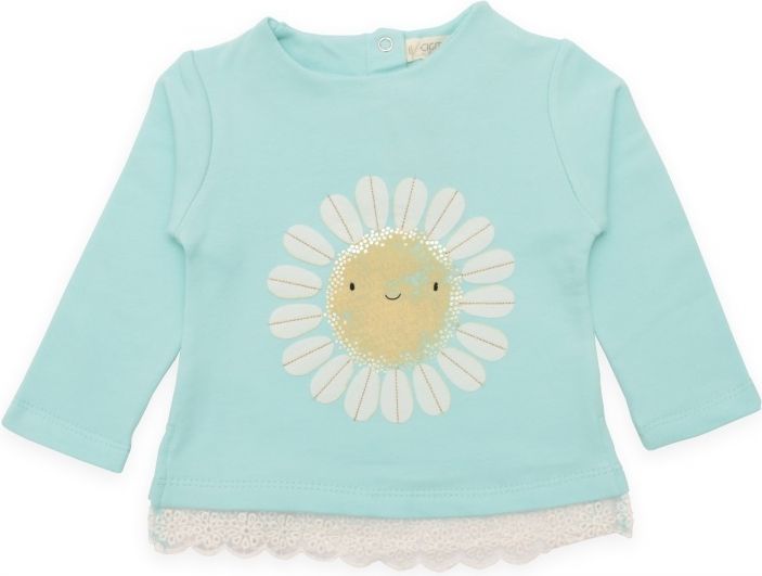 Krásná dívčí mikina Cigit Kids - 18-24měsiců /86-92/Zelená - obrázek 1