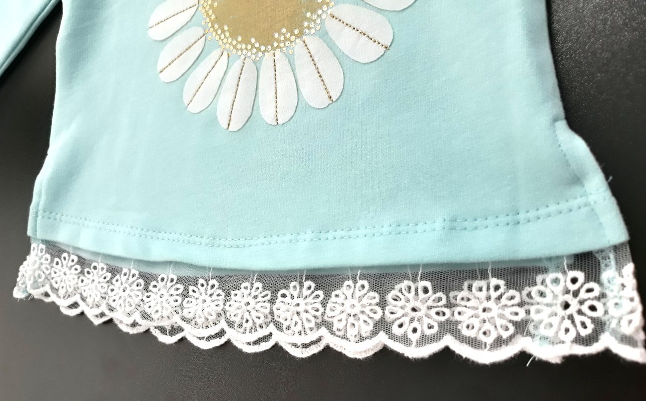 Krásná dívčí mikina Cigit Kids - 18-24měsiců /86-92/Zelená - obrázek 4