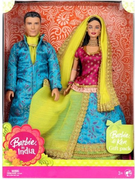 BARBIE + KEN Wedding Fantasy - indická nevěsta se ženichem - poškozený obal - obrázek 1