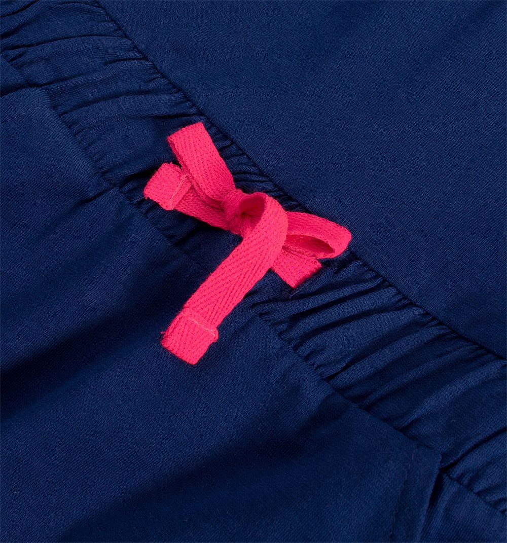 Dívčí bavlněné šaty KNOT SO BAD FASHION modré Velikost: 104 - obrázek 3