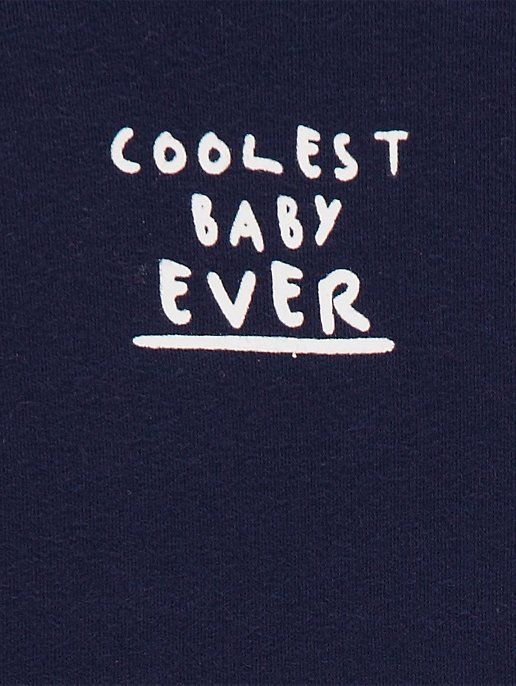 Kojenecké body GEORGE, 7ks v balení, krátký rukáv, motiv slogany Velikost: 80 - 86cm (12 - 18 měsíců) - obrázek 5