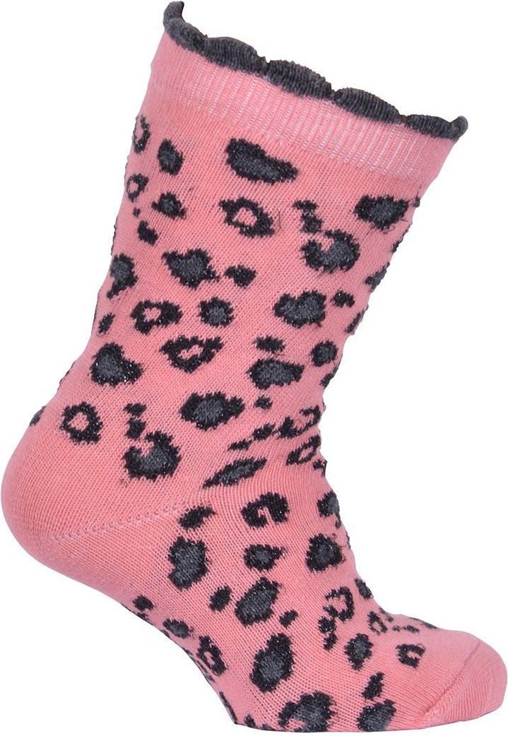 Melton Sock All Size - Leopard w/Bubl&LX - marsala 23-26 - obrázek 1