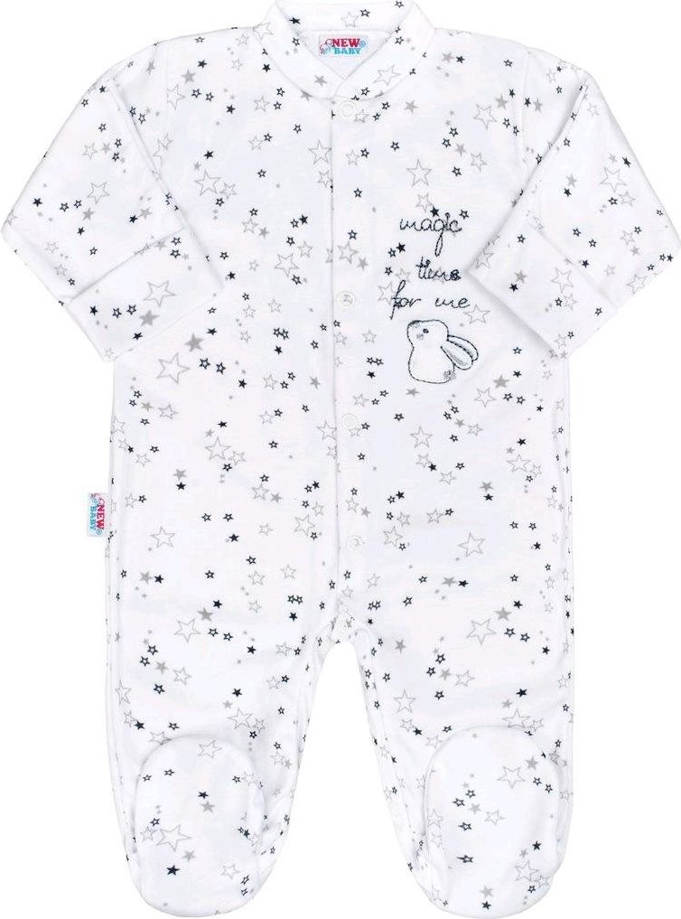Kojenecký overal New Baby Magic Star šedý 68 (4-6m) - obrázek 1