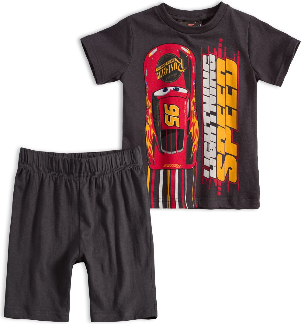 Chlapecká souprava DISNEY CARS SPEED tmavě šedá Velikost: 104 - obrázek 1