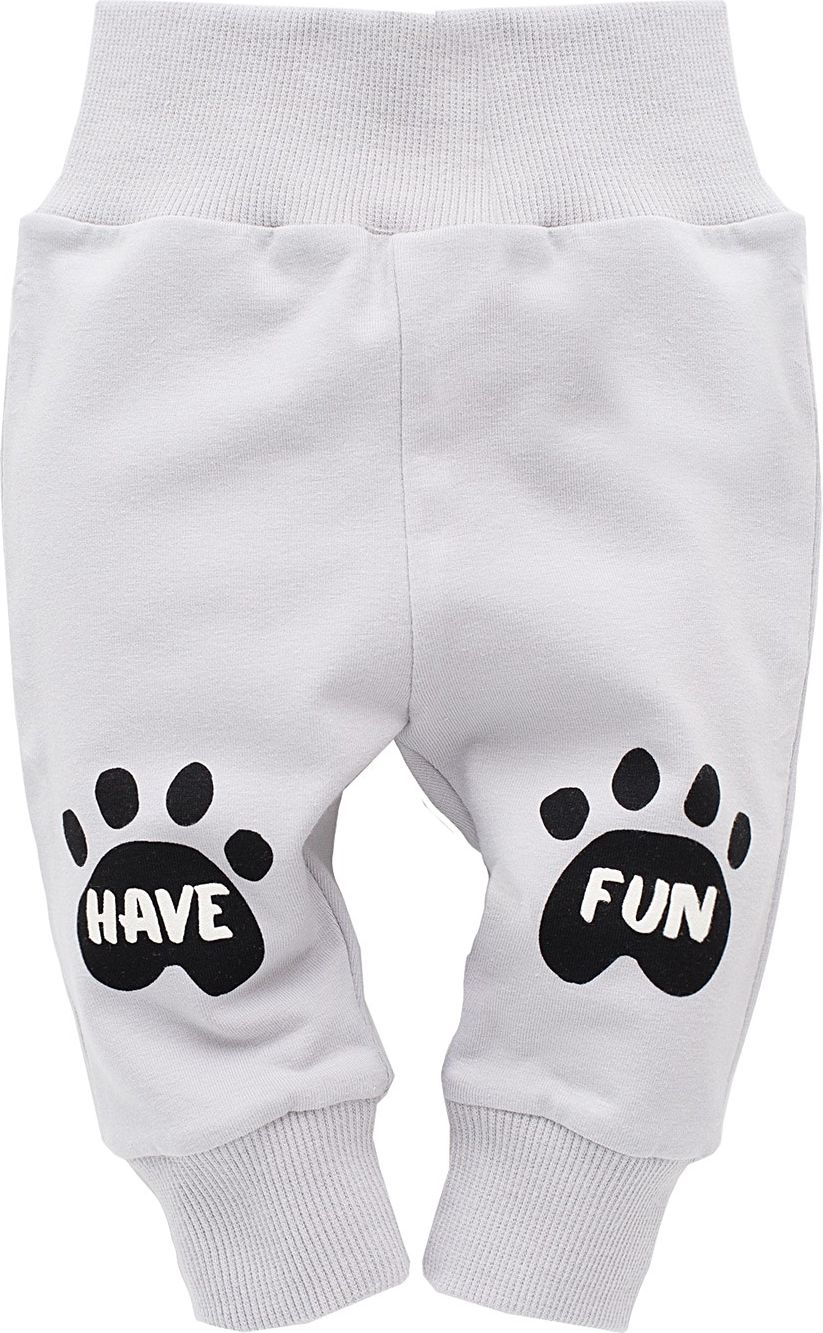 PINOKIO Leginy Funny dog vel. 62 – šedé - obrázek 1