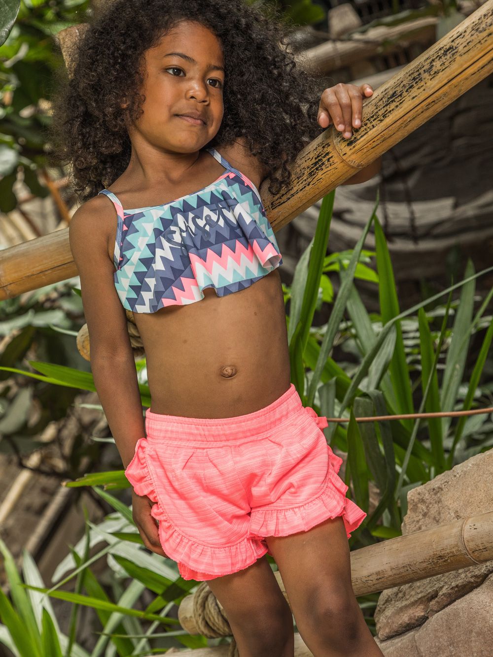 Dívčí šortky DIRKJE BEAUTIES růžové Velikost: 104 - obrázek 4