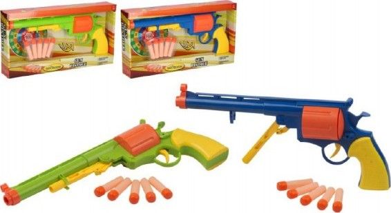 TEDDIES Pistole se zvukem s pěnovými náboji (mix) - obrázek 1