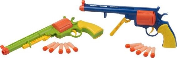 TEDDIES Pistole se zvukem s pěnovými náboji (mix) - obrázek 3