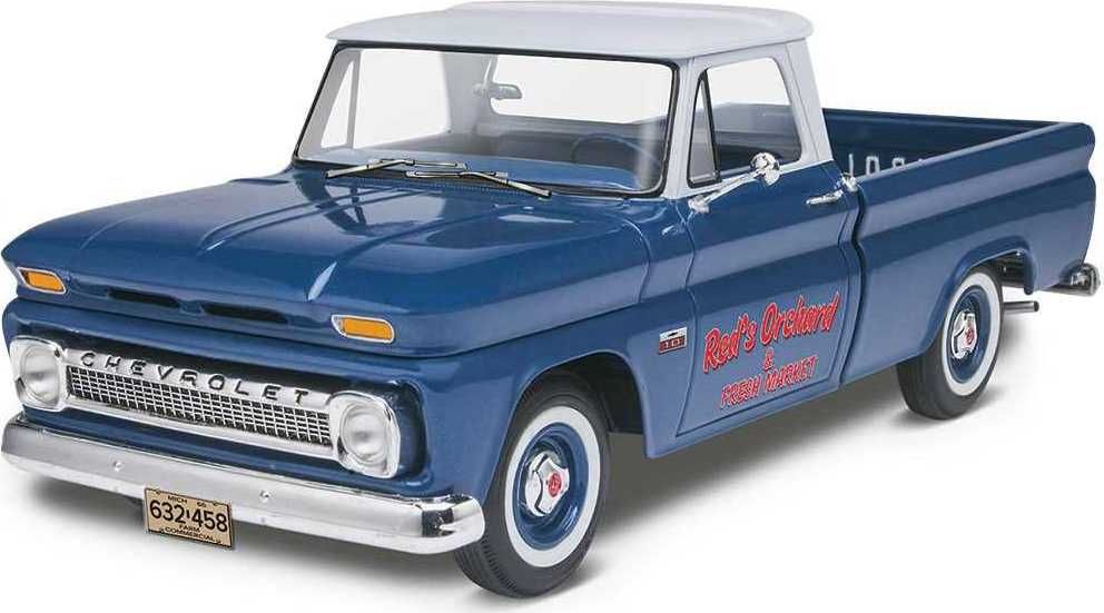 Plastic ModelKit MONOGRAM auto 7225 -  '66 Chevy® Fleetside Pickup (1:25) - obrázek 1