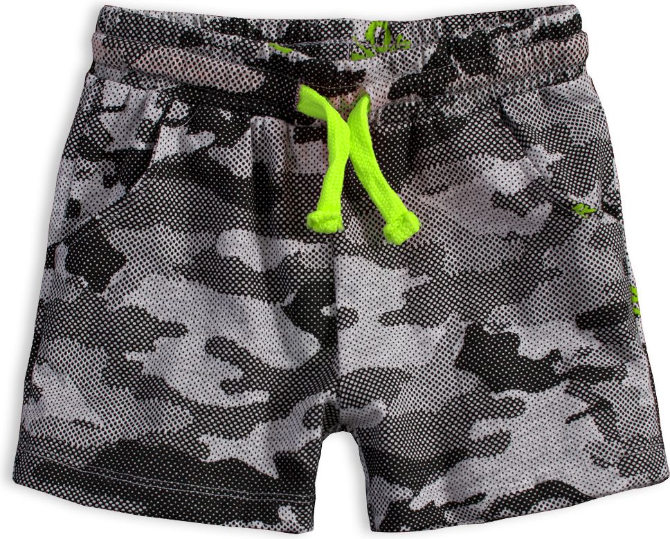 Chlapecké úpletové kraťasy KNOT SO BAD CAMOUFLAGE zelený potisk Velikost: 104 - obrázek 1