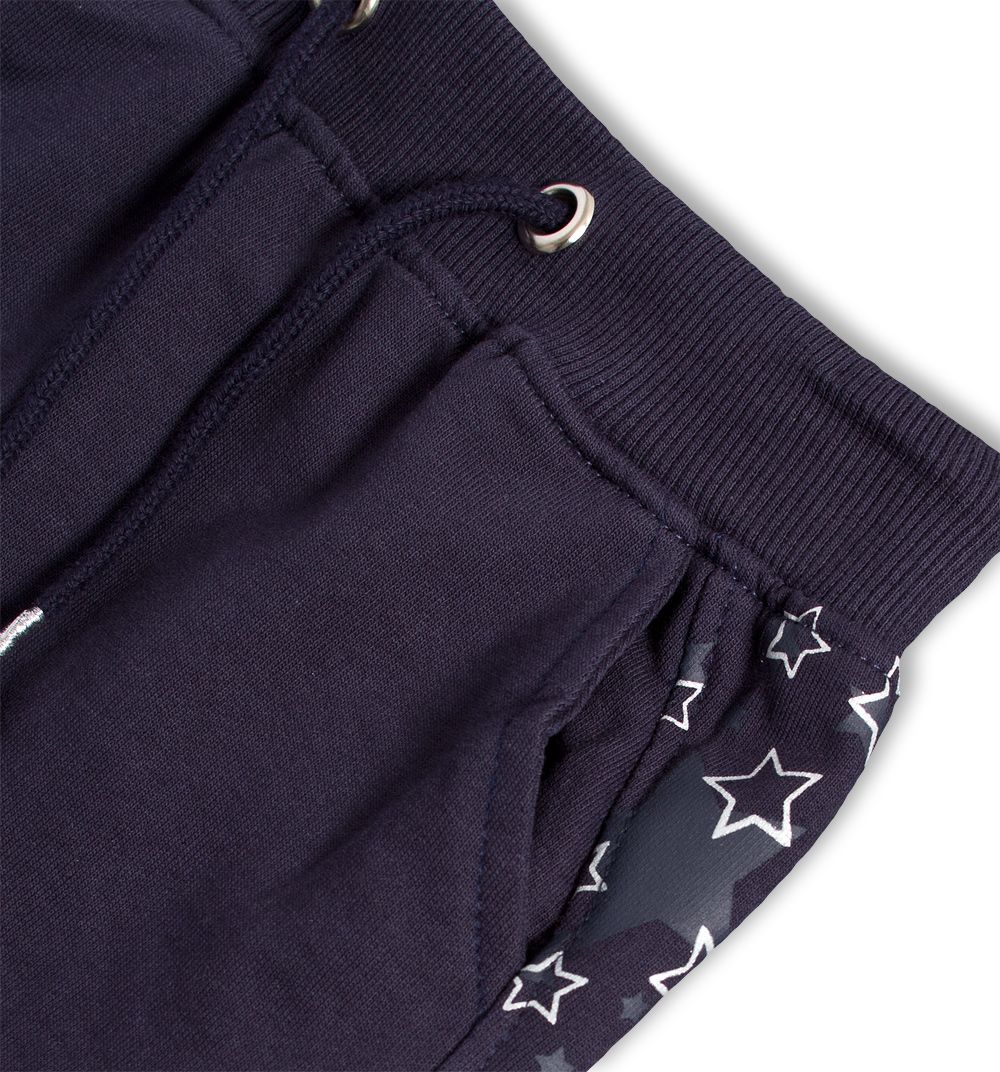 Dívčí úpletová sukně KNOT SO BAD HVĚZDY tmavě modrá Velikost: 104 - obrázek 2