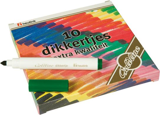 Felt tip pen Goldline (10 assorted colour) - obrázek 1