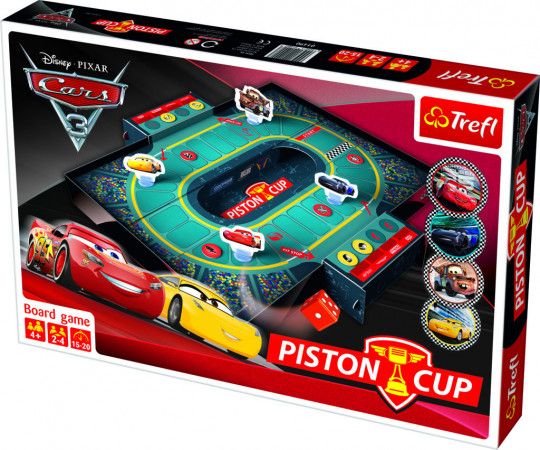 Společenská hra Cars 3 - Piston cup - obrázek 1