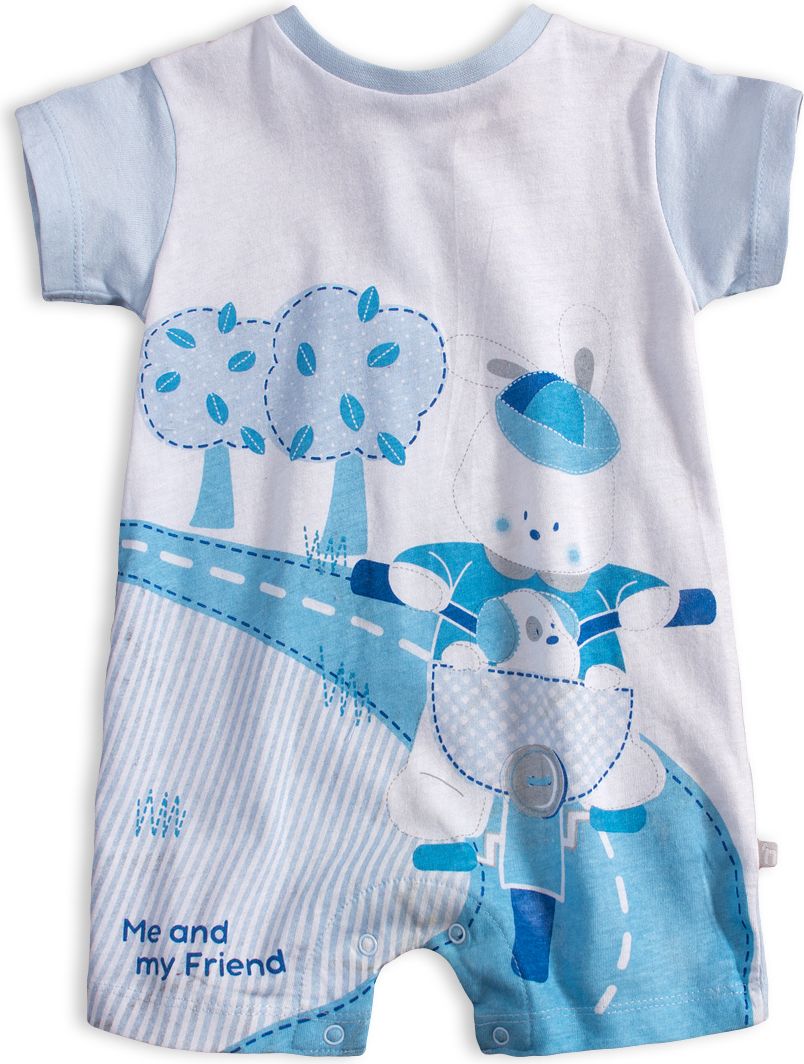 Mix´nMATCH Chlapecký letní overal MixńMatch MY FRIEND bílý Velikost: 50 - obrázek 1