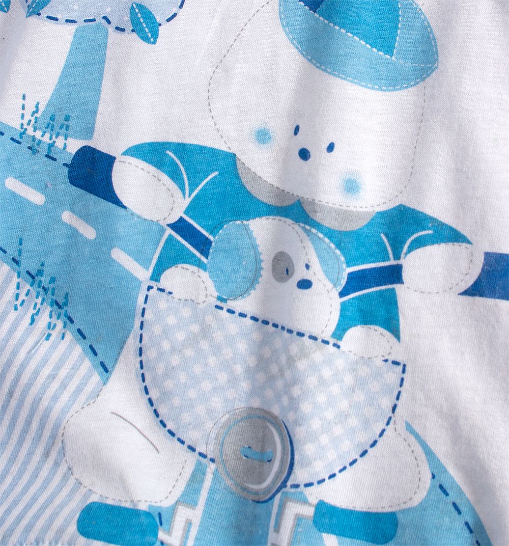Mix´nMATCH Chlapecký letní overal MixńMatch MY FRIEND bílý Velikost: 50 - obrázek 2