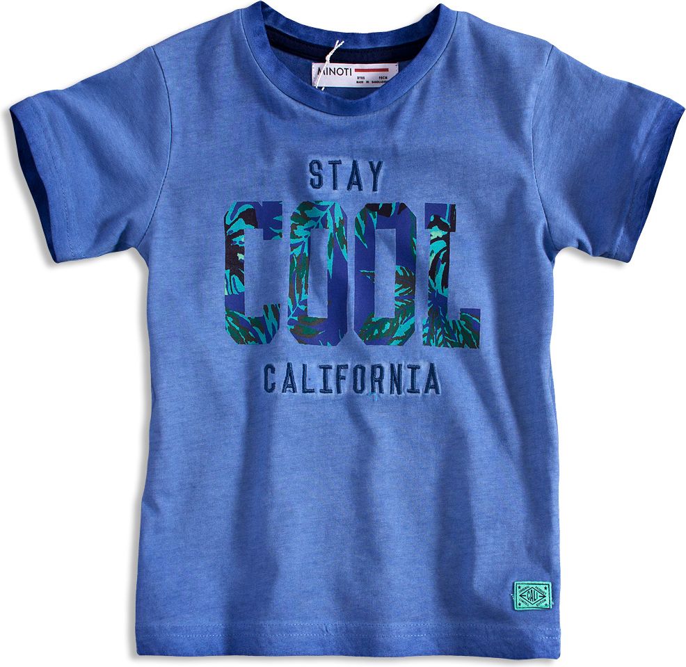 Chlapecké tričko krátký rukáv MINOTI STAY COOL modré Velikost: 104-110 - obrázek 1