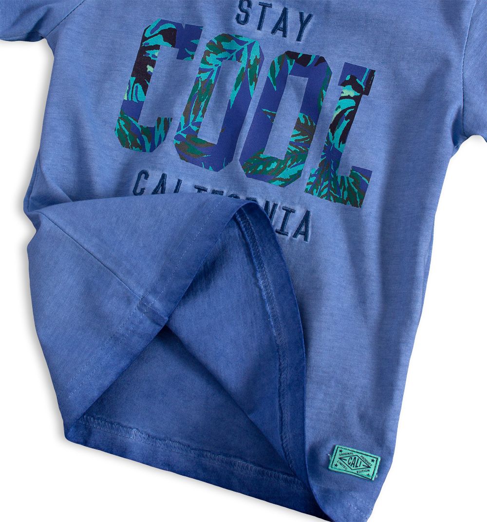 Chlapecké tričko krátký rukáv MINOTI STAY COOL modré Velikost: 104-110 - obrázek 3