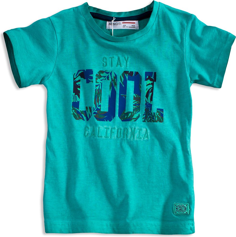 Chlapecké tričko krátký rukáv MINOTI STAY COOL zelené Velikost: 98 - obrázek 1