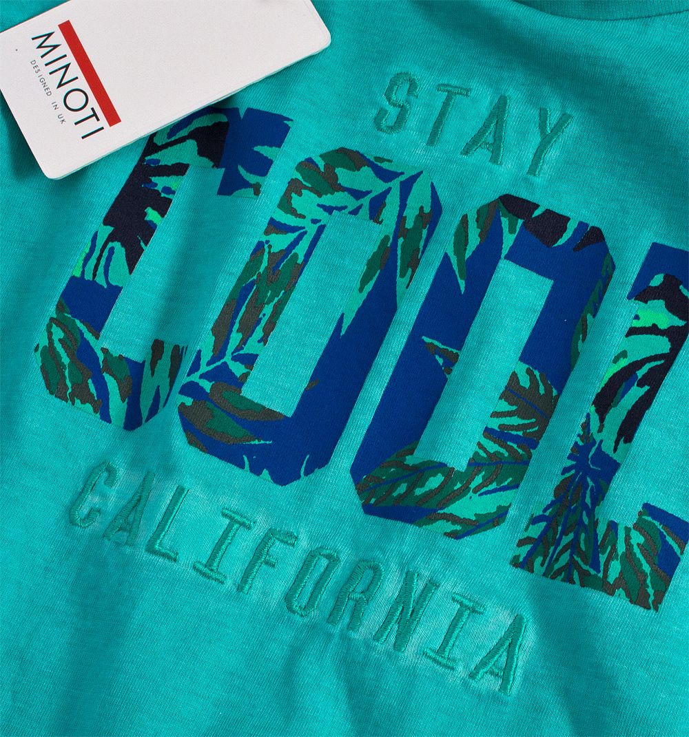 Chlapecké tričko krátký rukáv MINOTI STAY COOL zelené Velikost: 98 - obrázek 2