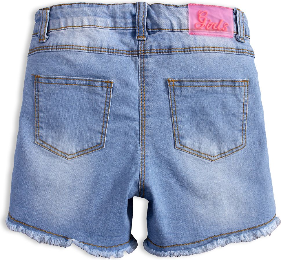 Dívčí džínové šortky KNOT SO BAD GIRLS modré Velikost: 140 - obrázek 2