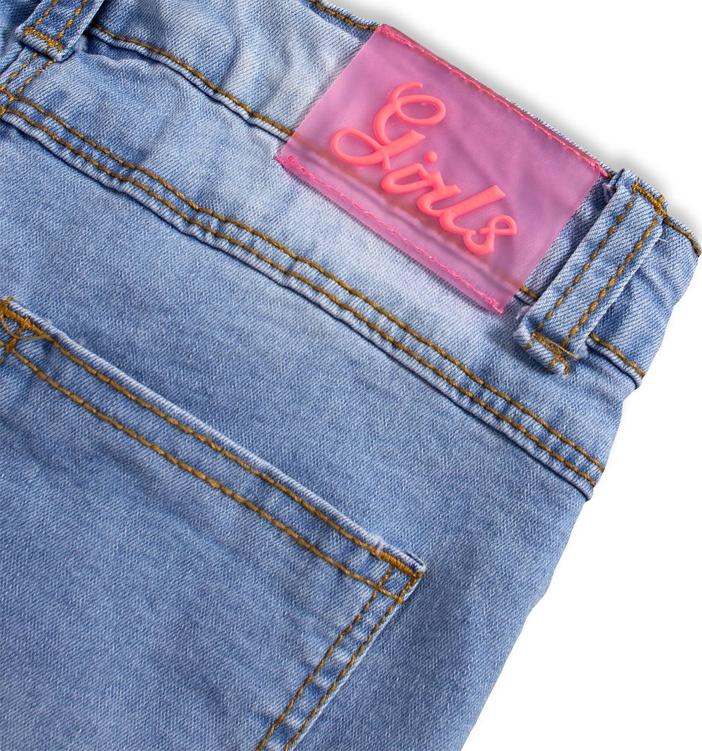 Dívčí džínové šortky KNOT SO BAD GIRLS modré Velikost: 140 - obrázek 5