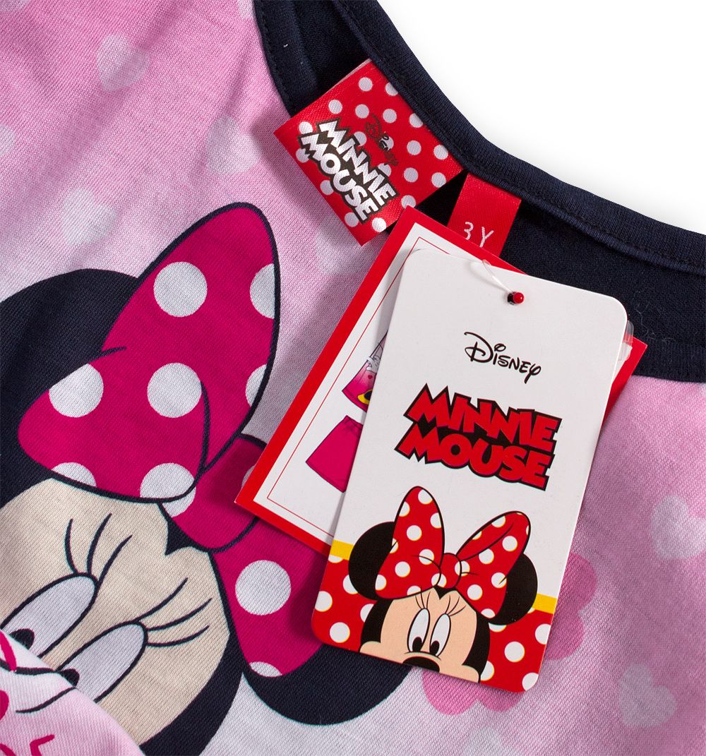 Dívčí letní souprava DISNEY MINNIE FLOWERS modrá Velikost: 140 - obrázek 4