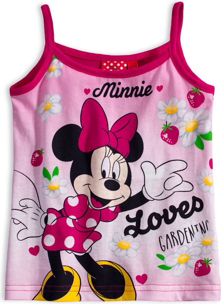 Dívčí letní souprava DISNEY MINNIE FLOWERS růžová Velikost: 98 - obrázek 2