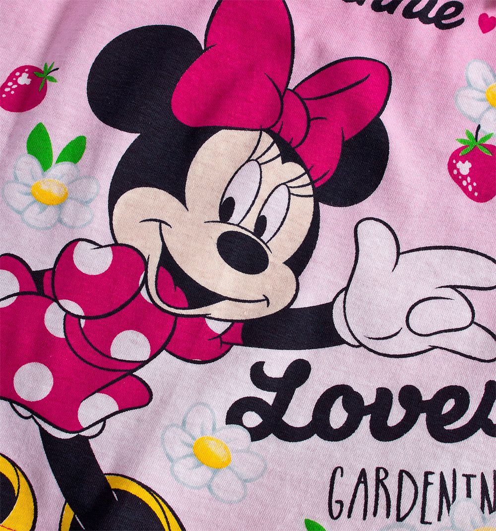 Dívčí letní souprava DISNEY MINNIE FLOWERS růžová Velikost: 98 - obrázek 3