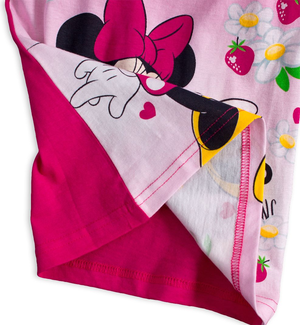 Dívčí letní souprava DISNEY MINNIE FLOWERS růžová Velikost: 98 - obrázek 5