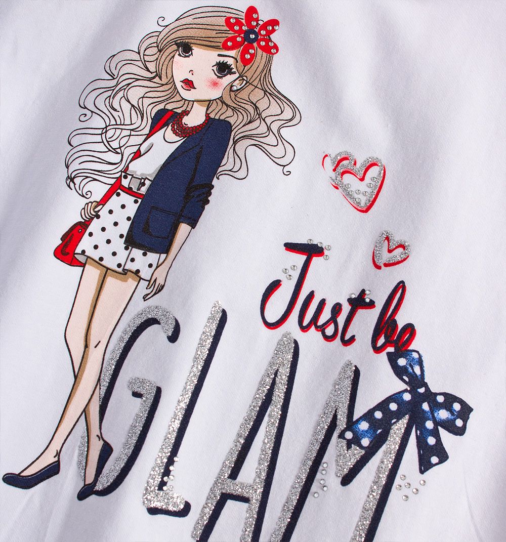Dívčí souprava Mix´nMATCH GLAM červená Velikost: 110 - obrázek 3