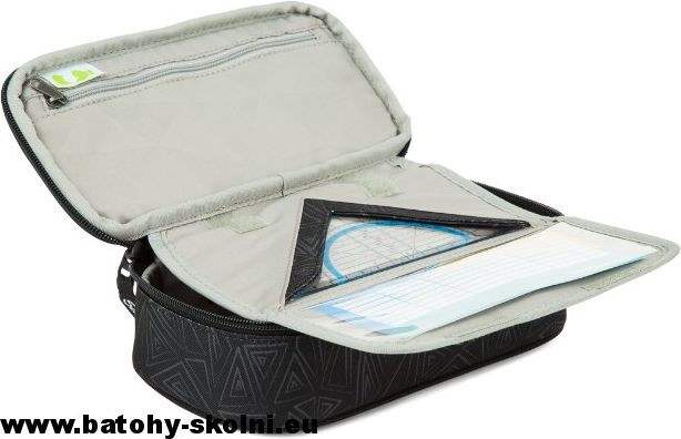 Studentský školní penál Black Volcano Ergobag Satch - obrázek 4