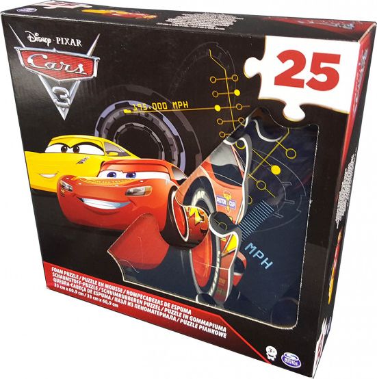 Spin Master Cars 3 PĚNOVÉ PUZZLE 25KS - obrázek 1