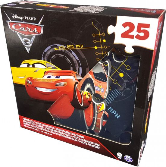 Spin Master Cars 3 PĚNOVÉ PUZZLE 25KS - obrázek 1