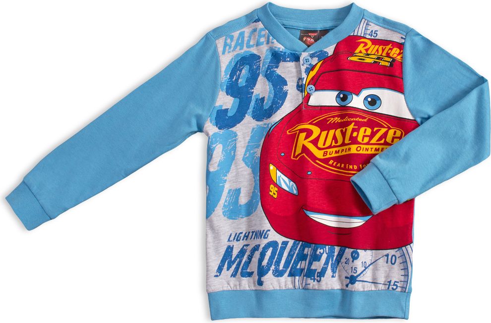 Chlapecké pyžamo Disney CARS McQUEEN světle modré Velikost: 128 - obrázek 2