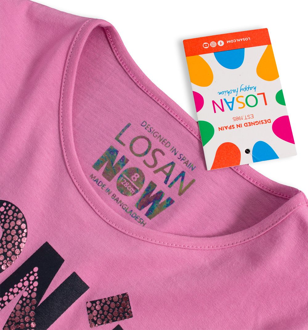 Dívčí triko LOSAN DON´T GROW růžové Velikost: 128 - obrázek 4