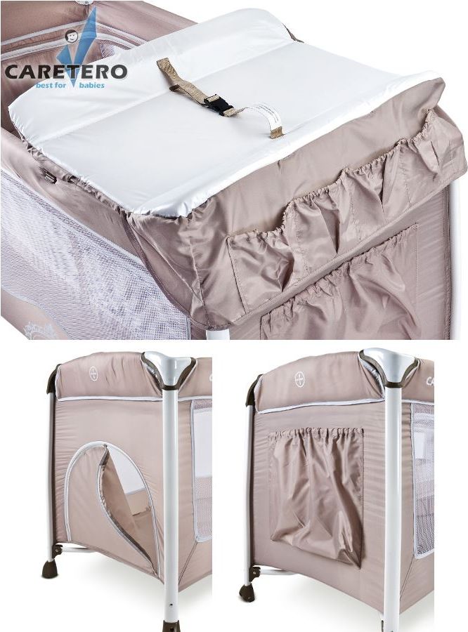 Cestovní postýlka CARETERO DELUXE Green - obrázek 3