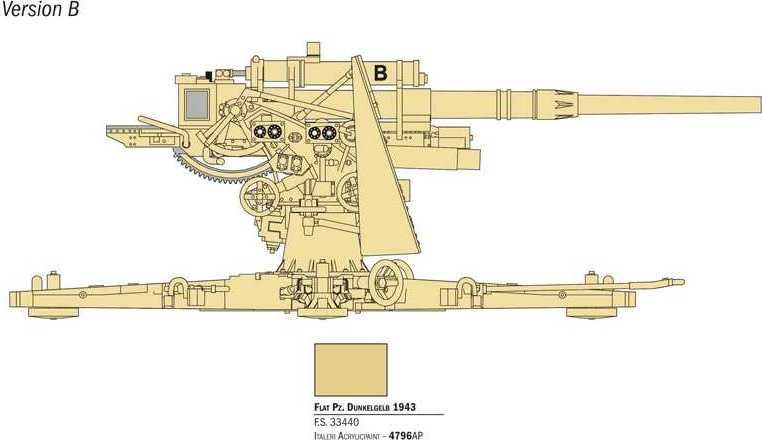 ITALERI Wargames military 15771 - 8.8 cm Flak 37 (1:56) - obrázek 4