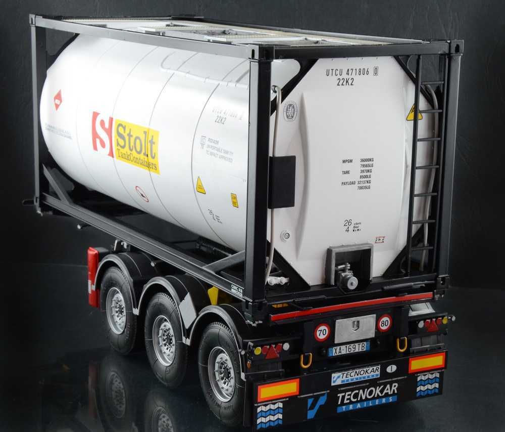 ITALERI Model Kit návěs 3929 - TECNOKAR TRAILER WITH 20' TANK (1:24) - obrázek 2