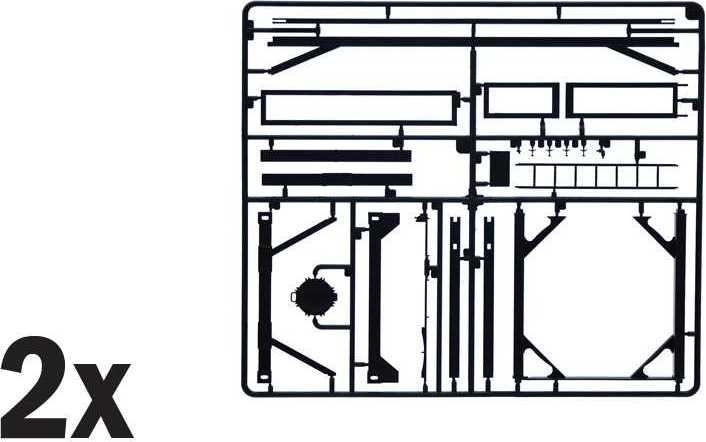 ITALERI Model Kit návěs 3929 - TECNOKAR TRAILER WITH 20' TANK (1:24) - obrázek 14