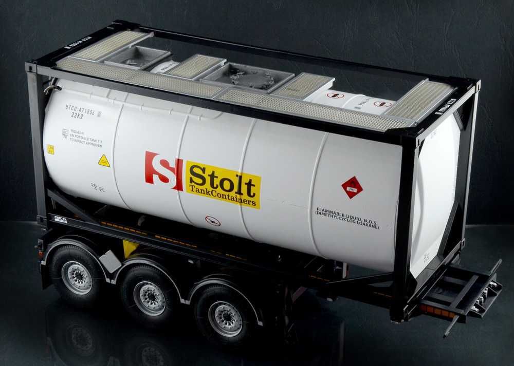 ITALERI Model Kit návěs 3929 - TECNOKAR TRAILER WITH 20' TANK (1:24) - obrázek 3